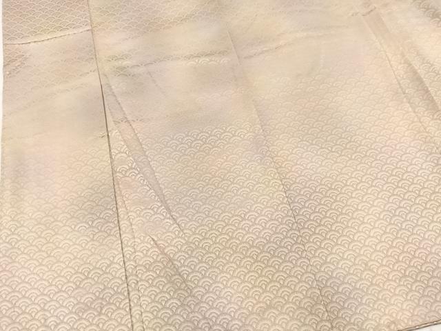 Rakuten - 平和屋着物■上質な小紋　青海波文　暈し染め　正絹　逸品　BAAW8445yc