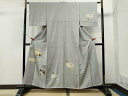 平和屋着物■訪問着 短冊休み鳥蔦の葉花文 金彩 正絹 逸品 CAAQ3004yc