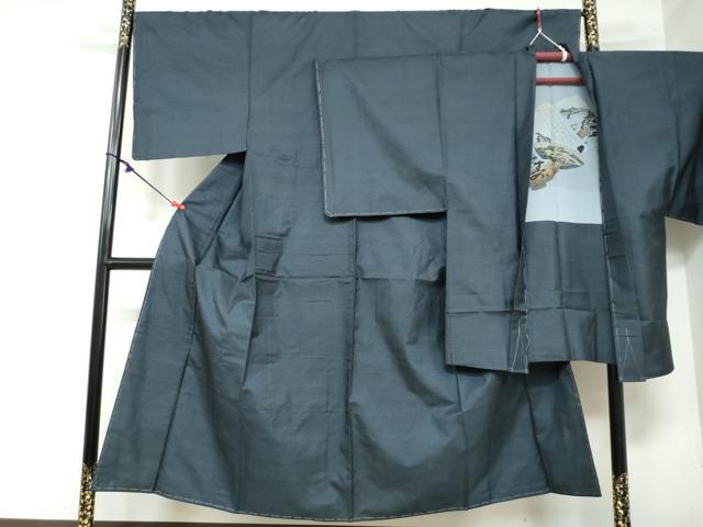 平和屋着物●男性　本場大島紬　アンサンブル　120亀甲　総詰め　正絹　逸品　未使用　DAAY5489ud