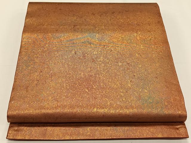 Other - 平和屋着物◎六通柄袋帯　陶漆箔　霞文　正絹　逸品　CAAY0918qv