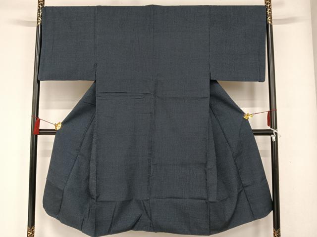 平和屋着物●男性 白鷹お召 110亀甲 正絹 逸品 AAAP9741np