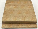 平和屋着物◎六通柄袋帯 動物文 花うさぎ 金糸 正絹 逸品 CAAT8831qv