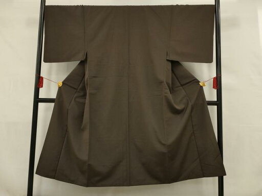 平和屋着物■男性 紬 色無地 赤黒色 正絹 逸品 AAAR8880pf 平和屋着物■男性 紬 色無地 赤黒色 正絹 逸品 AAAR8880pf