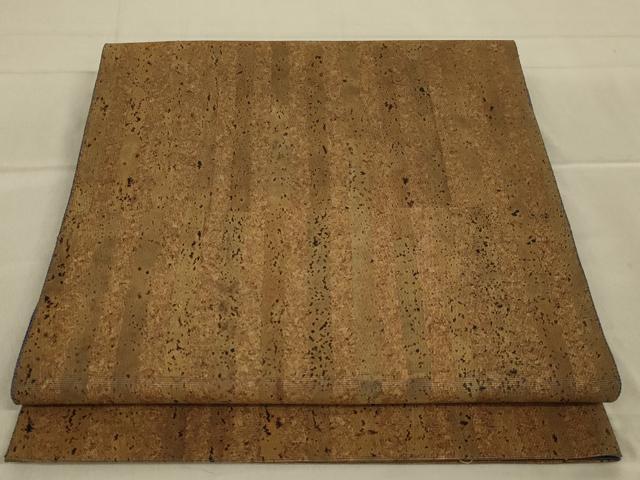 平和屋着物◎六通柄袋帯 間道 正絹 逸品 AAAR4611ou