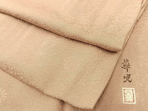 平和屋着物■上質なお召 作家物 舞花文 正絹 逸品 BAAQ8618ow 平和屋着物■上質なお召 作家物 舞花文 正絹 逸品 BAAQ8618ow