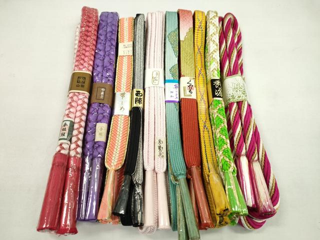 平和屋着物●和装小物 帯締め10本セット 高麗組 冠組 丸組 やまと誂製 さんび謹製 ...