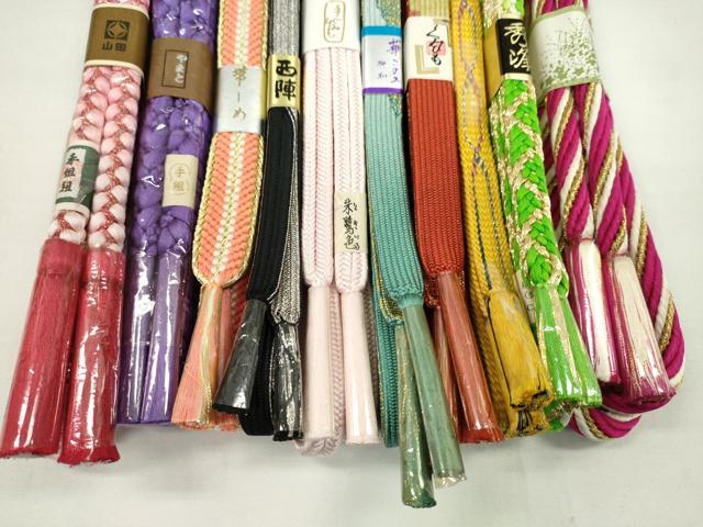 平和屋着物●和装小物 帯締め10本セット 高麗組 冠組 丸組 やまと誂製 さんび謹製 ...