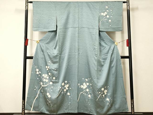平和屋着物■訪問着 枝花文 正絹 逸品 AAAN2837iu