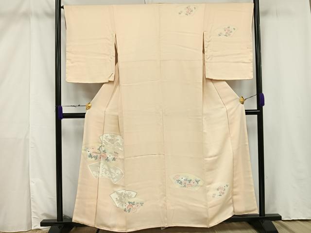平和屋着物■訪問着 地紙草花文 正絹 逸品 AAAU2358mf