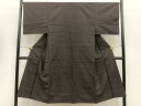 平和屋着物■男性 紬 80亀甲 正絹 逸品 BAAN0219yt