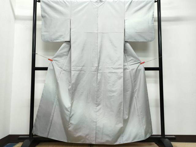 Full-Length Under-Kimono - 平和屋着物●訪問着　本場染大島紬　霞文　正絹　逸品　CAAT6819vf