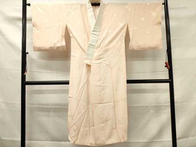 平和屋着物■長襦袢　無双仕立て　鞠地紋　人色　西武百貨店　正絹　逸品　DAAJ8611jm...