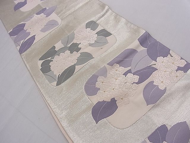平和屋着物■六通柄袋帯 唐織 草花文 金銀糸 逸品 ca3752 heiwaya-10094099 平和屋 サンプル画像2