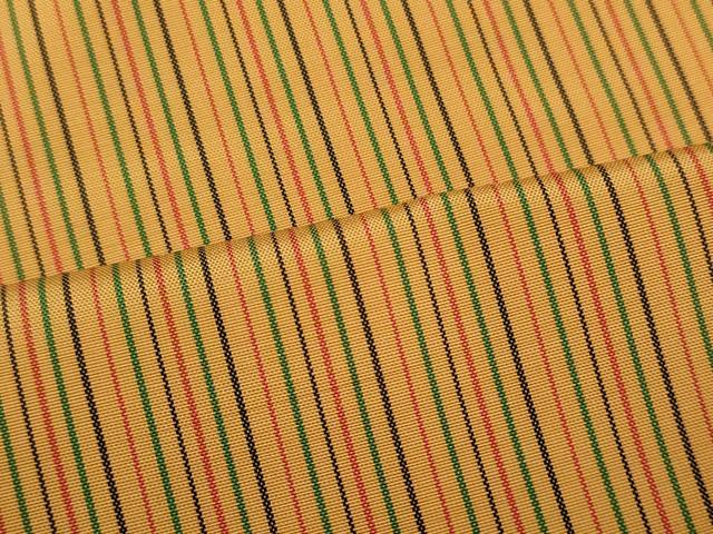 平和屋着物■上質な紬　縞　正絹　逸品　未使用　CAAS5620oy