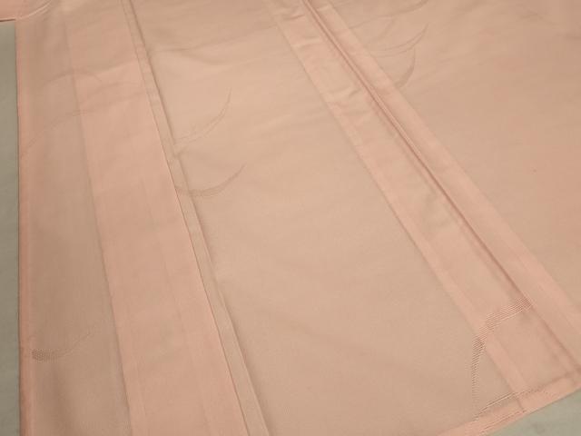 平和屋の平和屋着物＊夏物 色無地 縦絽 芝紋紗 洒落柿色 正絹 逸品 未使用 AABA6487jd｜アングル3