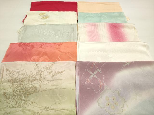 平和屋着物★和装小物 帯揚げ10枚セット 正絹 逸品 DABC5625xg