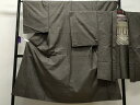 平和屋着物●男性 本場大島紬 アンサンブル 100亀甲 総詰め 正絹 逸品 CAAM4525vf