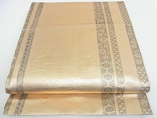 平和屋着物■六通柄袋帯 立波花間道 金糸 逸品 wb8141 平和屋着物■六通柄袋帯 立波花間道 金糸 逸品 wb8141