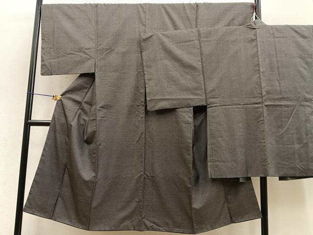 平和屋着物●男性 本場大島紬 アンサンブル 100亀甲 正絹 逸品 BAAO2377pk