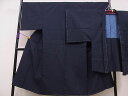 平和屋着物■男性 紬 アンサンブル 濃紺地 逸品 未使用 CAAE1548ng