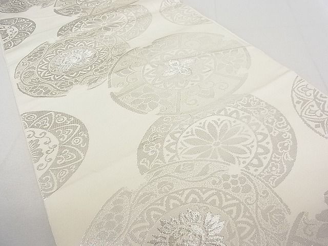 平和屋着物◎六通柄　本袋帯　花丸文　純箔　逸品　DAAF5820cf