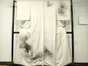 平和屋着物■訪問着 手描き 風景枝花文 暈し染め 正絹 逸品 CAAO1490ev