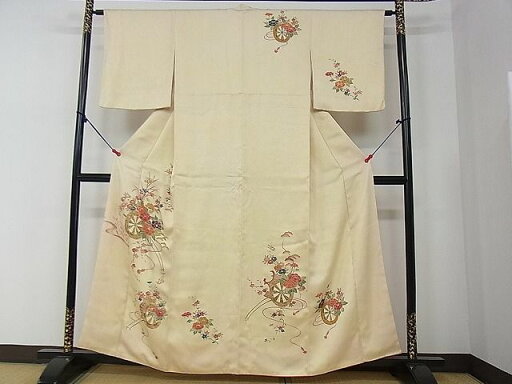 平和屋着物■訪問着 花車文 金彩 逸品 DAAC7544ud 平和屋着物■訪問着 花車文 金彩 逸品 DAAC7544ud