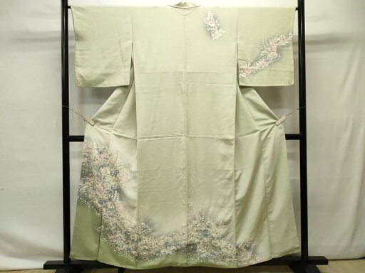 平和屋着物■訪問着 辻が花 絞り 暈し染め 鬼しぼ縮緬 正絹 逸品 CAAT4653in 平和屋着物■訪問着 辻が花 絞り 暈し染め 鬼しぼ縮緬 正絹 逸品 CAAT4653in