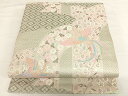 平和屋着物◎六通柄袋帯 慶長名家角倉小袖 金銀糸 正絹 逸品 AAAK7703wt(4)