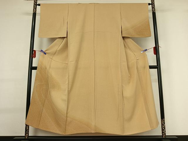 平和屋着物▽訪問着　単衣　流水文　暈し染め　正絹　逸品　AABG0249jh