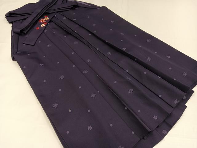 平和屋着物●世界的ファッションデザイナー　山本寛斎　kansaiブランド　女性　行灯袴　刺繍　舞桜文　洗える着物　AABG7288ph 平和屋着物○世界的ファッションデザイナー 山本寛斎 kansaiブランド