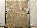 平和屋着物■上質な紬 幾何学文 正絹 逸品 AAAT6235dt