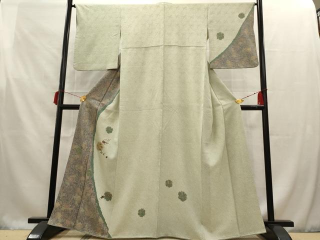 ■■■　サイズ　■■■ 身丈 163.5cm（肩から） 裄丈 65cm 袖丈 51.5cm　縫込み 2.5cm 袖幅 32cm 前幅 22.5cm 後幅 31cm 着物縫いこみ 内揚げ 0cm 裄 お袖側 約3cm　身頃側 約2cm ■■■...