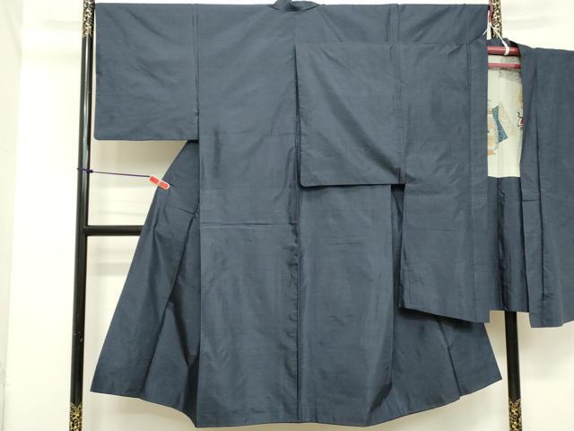 平和屋着物■男性 本場大島紬 アンサンブル 80亀甲 総詰め 正絹 逸品 DABB8756cd