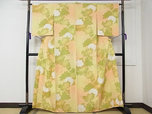 平和屋着物■上質な小紋 地紋起こし 草花文 暈し染め 逸品 CAAC5246rv 平和屋着物■上質な小紋 地紋起こし 草花文 暈し染め 逸品 CAAC5246rv