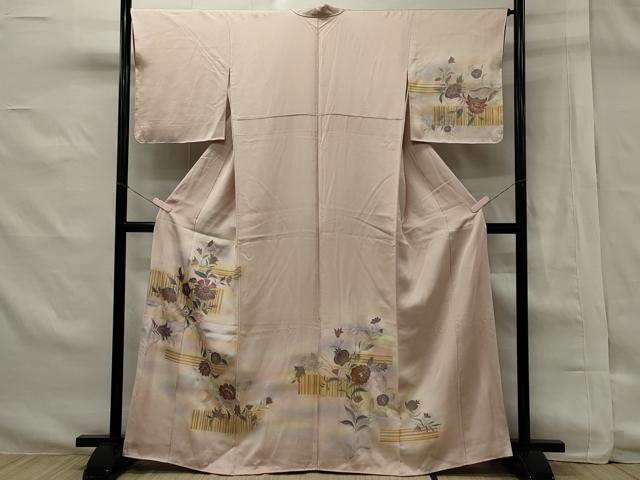 平和屋着物■訪問着 枝花文 暈し染め 金彩 正絹 逸品 CAAK1980oy