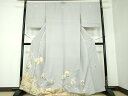 平和屋着物●松尾光琳 色留袖 流水草花図 金彩 正絹 逸品 DAAQ3284ps