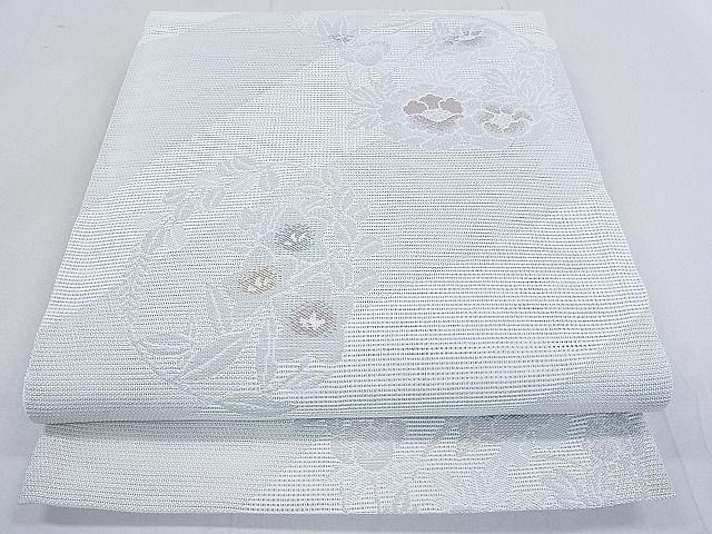 平和屋着物■夏物 六通柄京袋帯 花丸文 DAAE3273fe