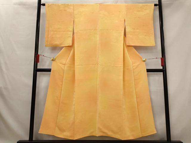 Full-Length Under-Kimono - 平和屋着物■上質な小紋　飛鶴地紋　暈し染め　正絹　逸品　AABG2994st