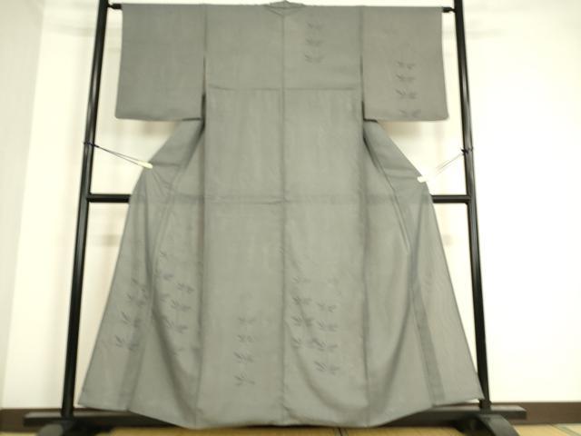 平和屋着物▽訪問着　無双　紗袷　紗×絽　草花文　正絹　逸品　DAAS0477az