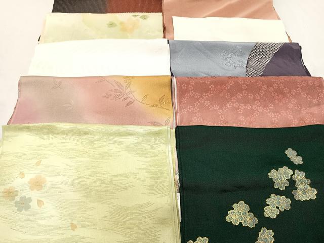 平和屋着物★和装小物 上質な帯揚げ 10枚セット 逸品 CAAM3020xi