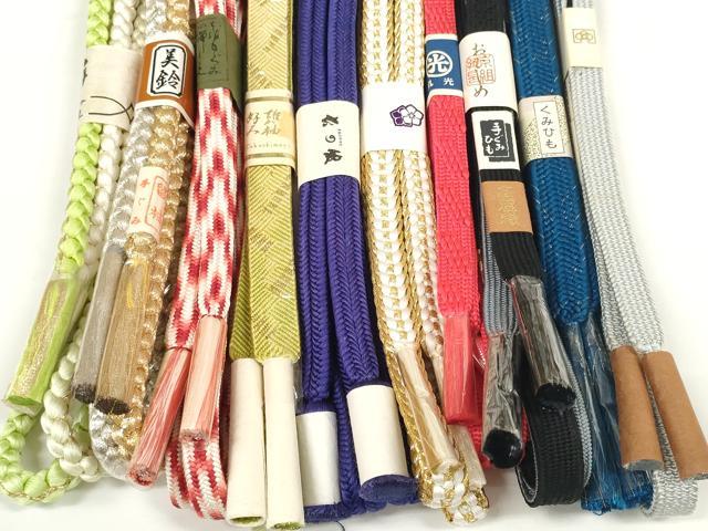 平和屋の平和屋着物●和装小物　帯締め10本セット　礼装用　組紐　高麗組　冠組　金銀糸　逸品　未使用　DABC1860zzz｜アングル3