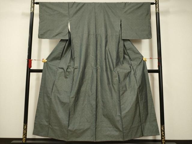 平和屋着物■本場大島紬 7マルキ 紗綾形 正絹 逸品 AABD5210sx