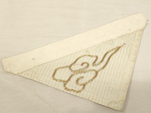 平和屋本店■打敷 内敷 三角 雲 駒刺繍 法衣 寺院 仏具 仏教 僧侶 神職 装束 AAAQ3721ja