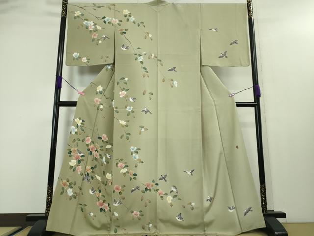 ■■■　サイズ　■■■ 身丈 166.5cm（肩から） 裄丈 68cm 袖丈 50cm　 縫込み 3.5cm 袖幅 35.5cm 前幅 24.5cm 後幅 30.5cm 着物縫いこみ 内揚げ 3.5cm 裄 お袖側 約 1cm　身頃側 約 ...