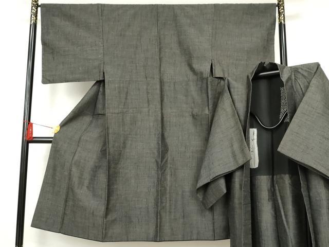 平和屋着物●男性 紬 アンサンブル 霞文 正絹 逸品 AAAP5648cs
