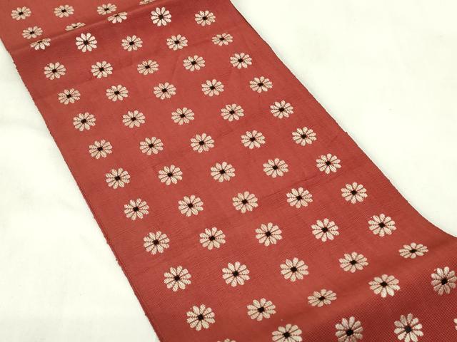 平和屋着物◎両面 半幅帯 いちご錦 DABA5561qp