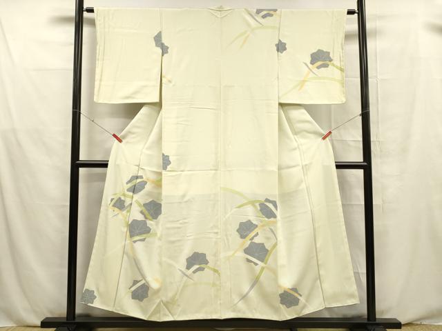 Full-Length Under-Kimono - 平和屋着物■訪問着　草花文　金彩　正絹　逸品　未使用　DABE6094cm