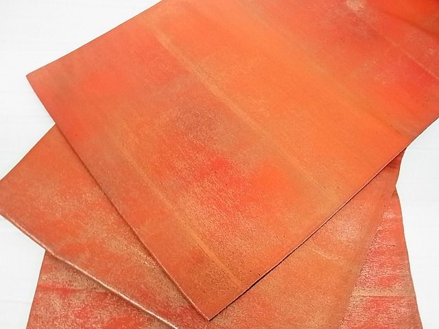 平和屋着物■六通柄袋帯　霞文　引箔　逸品　uw0960