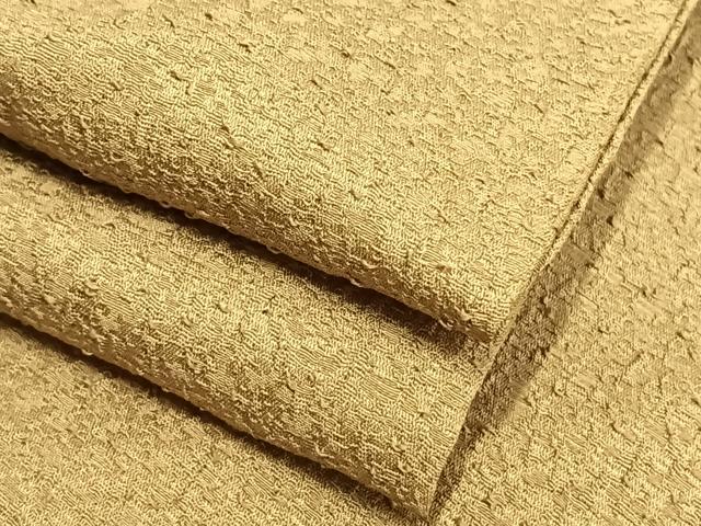 平和屋着物▽上質な色無地 単衣 木蘭色 正絹 逸品 AAAV8480fy